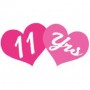 11 Yr Anniversary Hearts 240x240